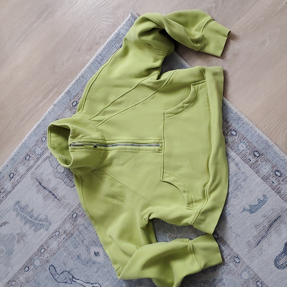Lululemon Scuba Oversized Half-Zip Sweatshirt Wasabi SzXS/S - Picture 2 of 10
